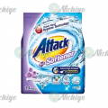 1.4kg ATTACK Detergent Plus Softener Floral Romance Powder For Front and Top Loader | Wash Cloth Powder