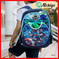 Kindergarden Primary School Backpack Cartoon Avengers | School Children's Back Backpack | Bag Sekolah