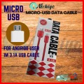 1m Micro USB Cable 3.1A Fast Charging | Data Transfer For Phone