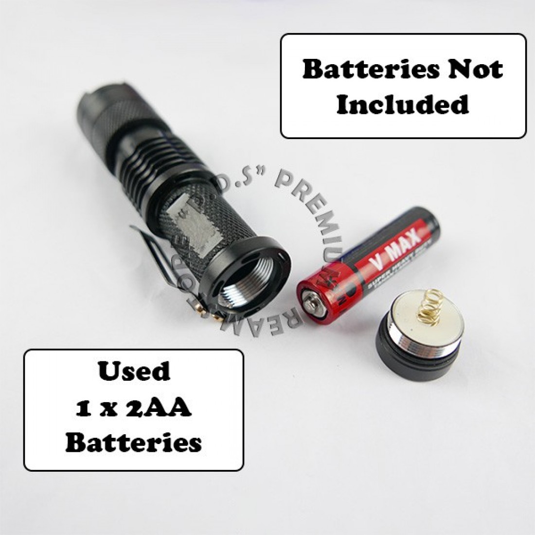 Mini Bright LED Flash Light With Adjustable Light Beam