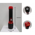 Handy Multi Functioning LED Flash Light With Rechargeable Built In Battery