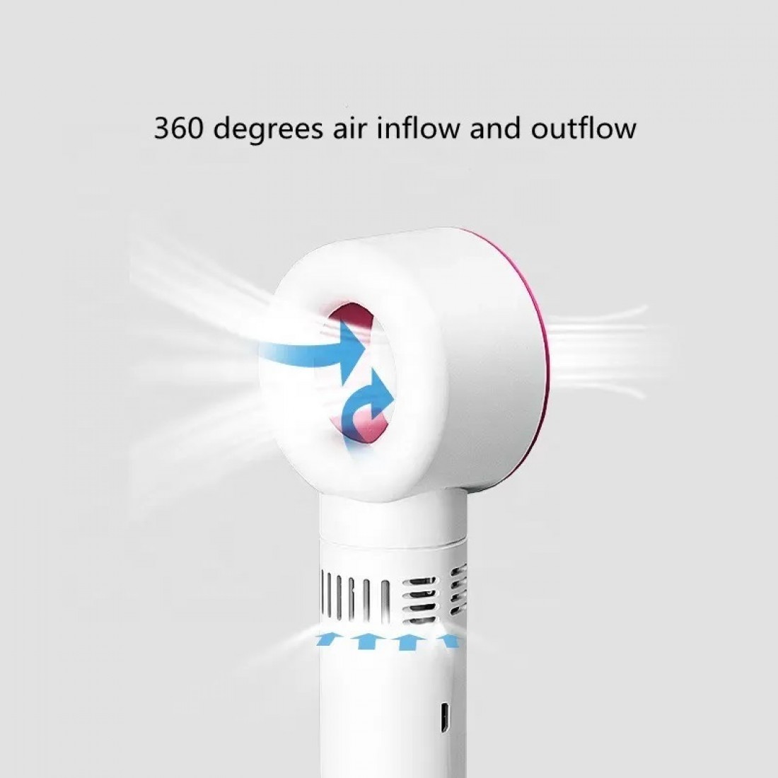 ZERO 9 Advanced Mini Bladeless Fan | Mini Fan Portable Electric Handheld Leafless Fan