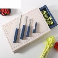 6 Pcs Multi Functional Cutlery Set With Cutting Board