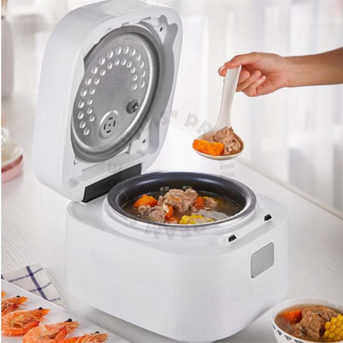 Smart Electric Rice Cooker With Non-Stick Pot Bottom | Fashionable Design