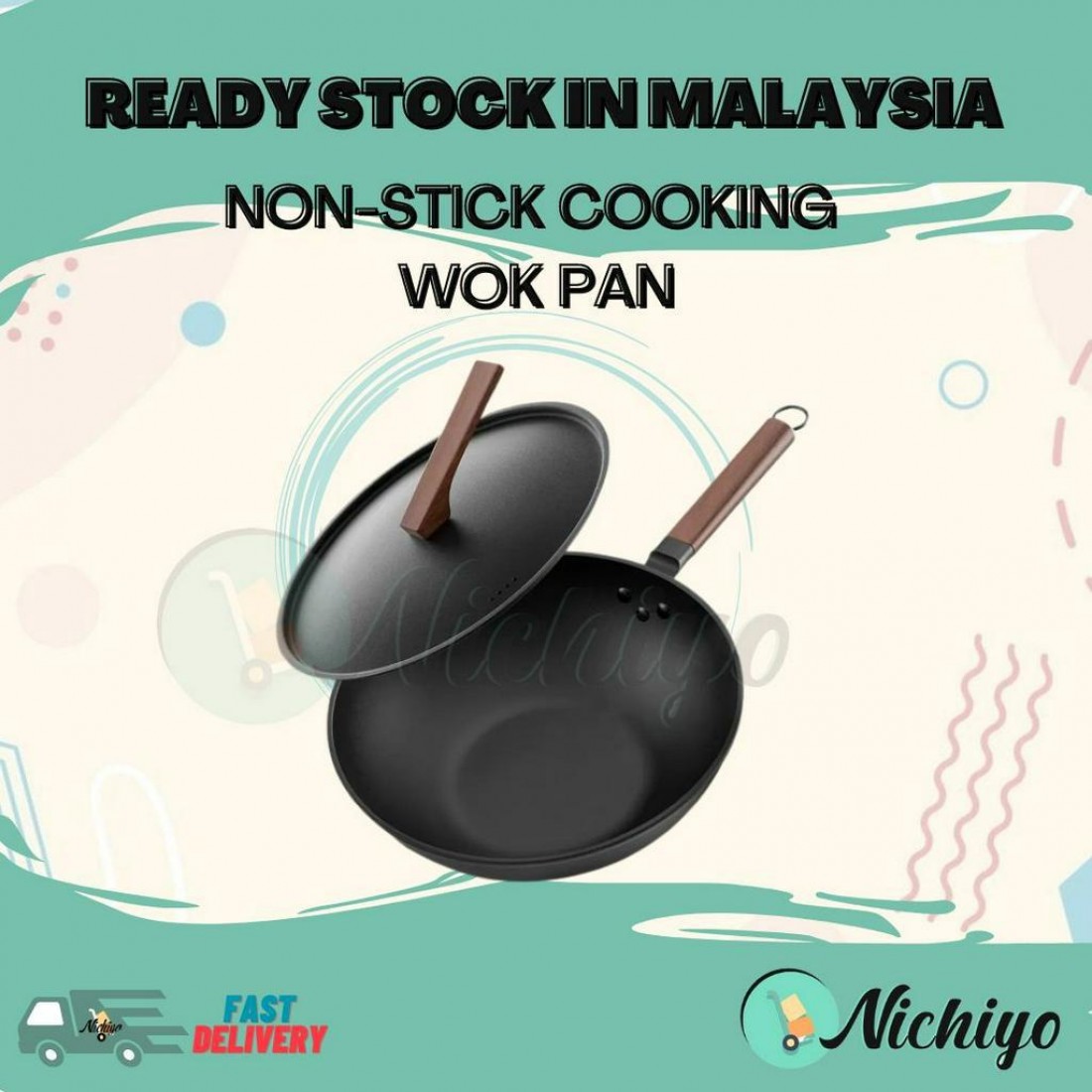 Non-Stick Cooking Wok Pan