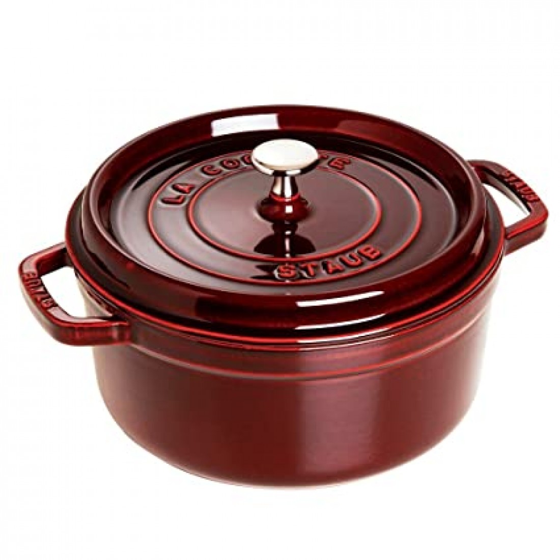 France LE CREUSET High Quality Cocotte Stew Pot Enamel Cast Iron Round Pot 3.8L 24CM French Design Kitchenware