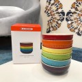 BRAND NEW Le Creuset Rainbow Ceramic Multi-Functional Set 6 Pieces Bowl 15CM