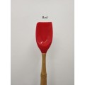 France Le Creuset Cool Color Silicone Shovel Enamel Cast Iron Spatula Wood Handle