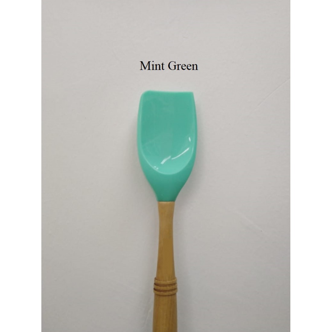 France Le Creuset Cool Color Silicone Shovel Enamel Cast Iron Spatula Wood Handle