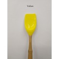 France Le Creuset Cool Color Silicone Shovel Enamel Cast Iron Spatula Wood Handle