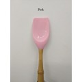 France Le Creuset Cool Color Silicone Shovel Enamel Cast Iron Spatula Wood Handle