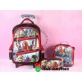 Super Heroes 4 in 1 Water-Resistant Bag Set | Backpack | Pencil Case | Mini SlingBag | Luggage Trolley