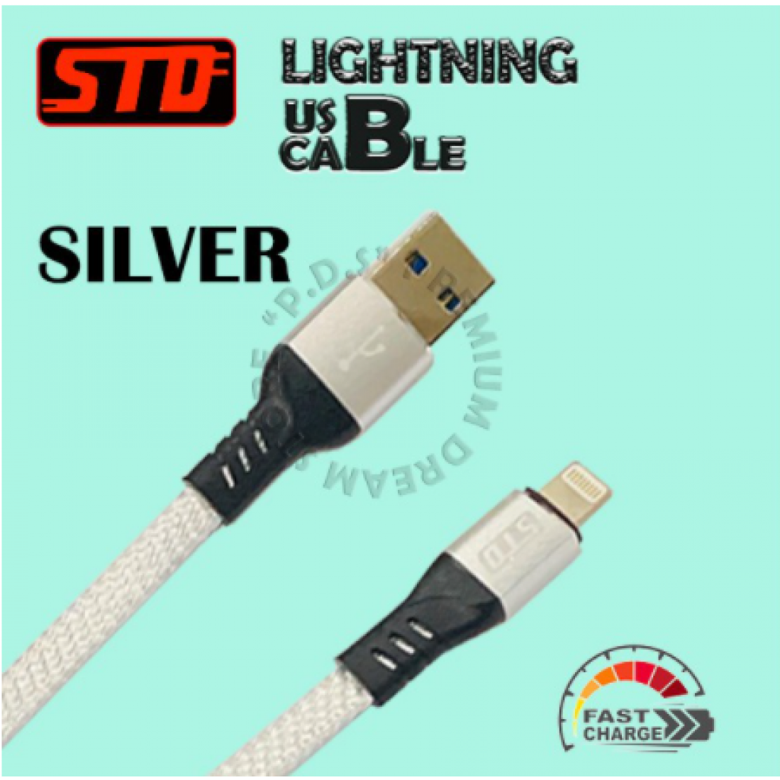 Ready Stock| STD 1000 MM USB 3.0 A Fast Charging Cable | APPLE| I-PHONE | I-PAD | 11MaxPro/11Max/11/XsMax/Xs/X/8/8Plus