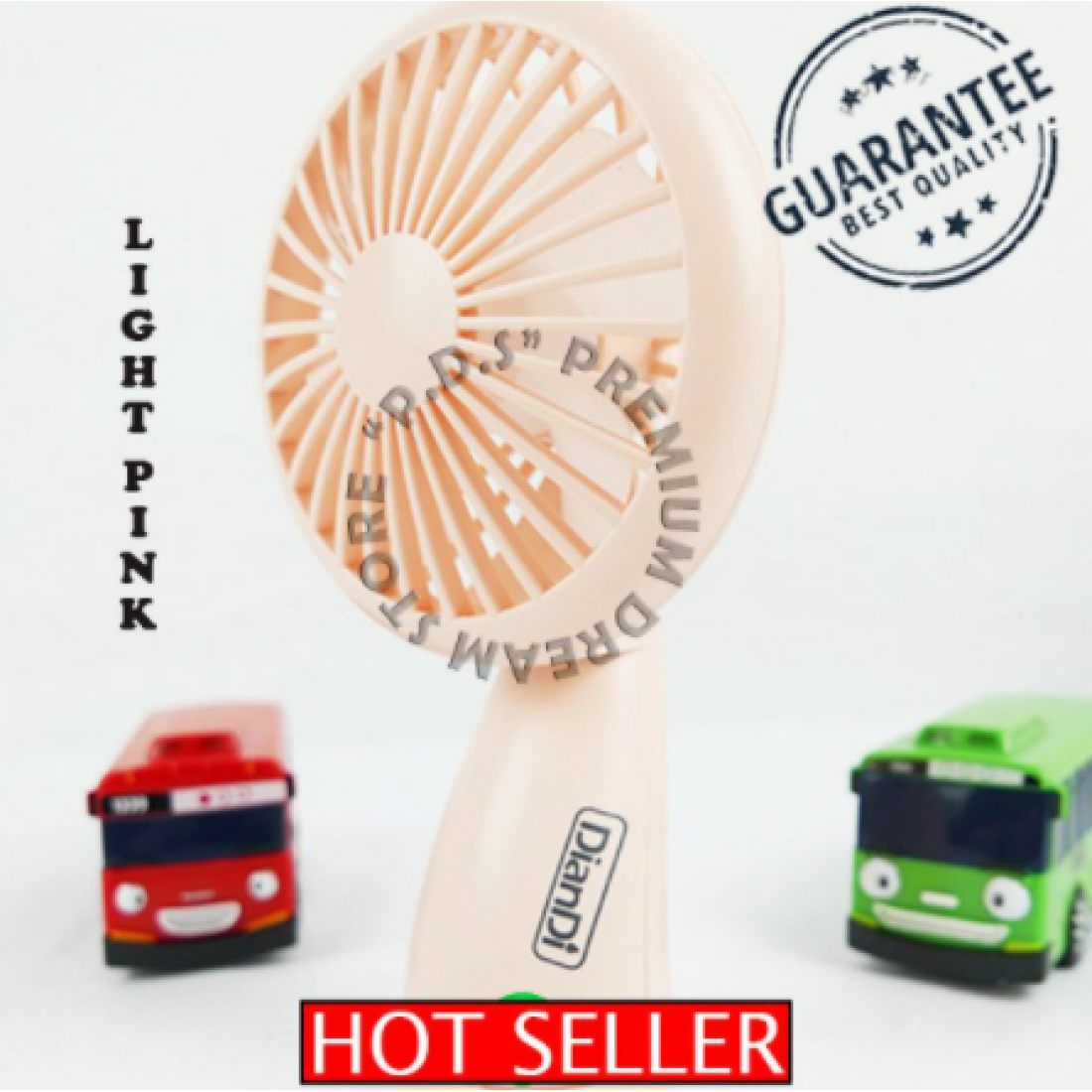 [Ready Stock] | Mini LED Hand Held Rechargeable Blower Fan For Outdoor Use