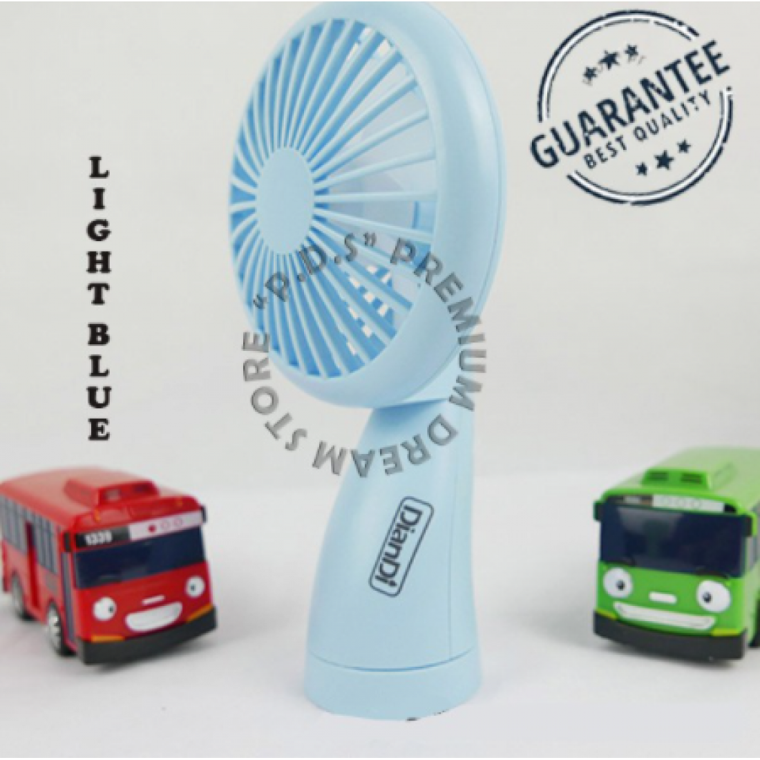 [Ready Stock] | Mini LED Hand Held Rechargeable Blower Fan For Outdoor Use