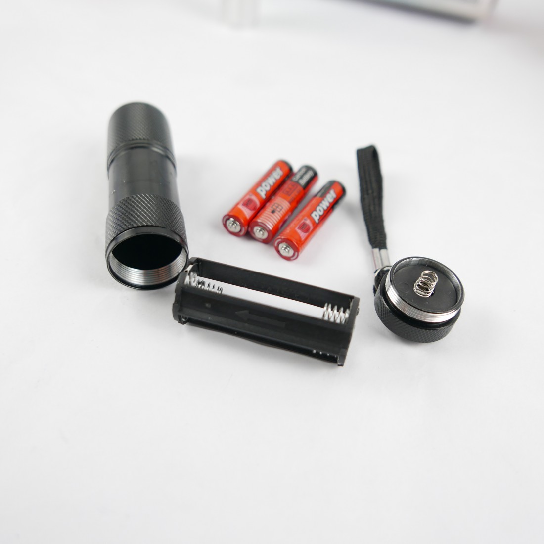 Very Bright Mini COB LED Torch Light Powered By 3 x AAA Batteries |  For Self-Defense Or Emergency