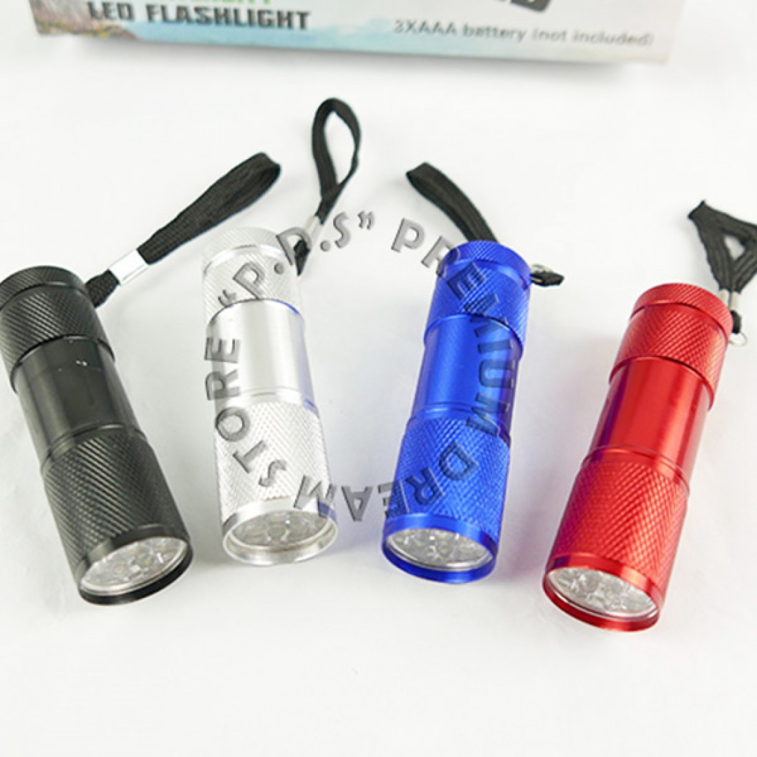 Very Bright Mini COB LED Torch Light Powered By 3 x AAA Batteries |  For Self-Defense Or Emergency