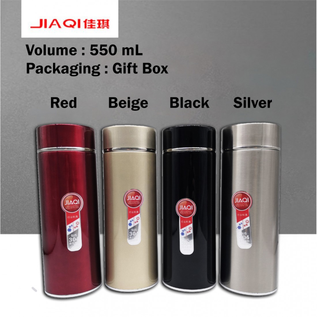  JIAQI Thermos Flask Bottle Container For Hot or Cold Water Bottle