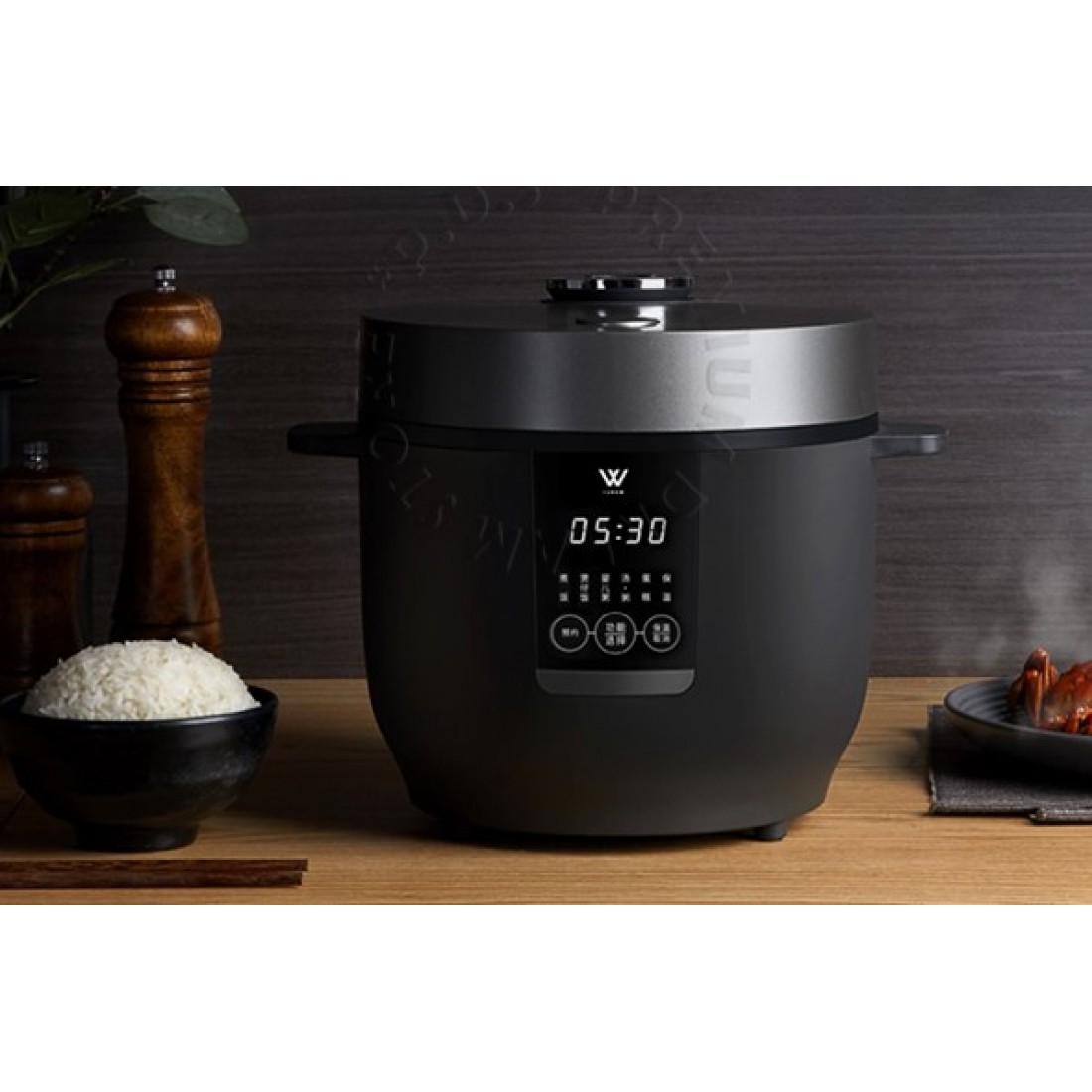 MAXHLER 2.0 Liter Smart Multi-Functional Electric Rice Cooker Machine | Soup | Rice | Porridge | Steam