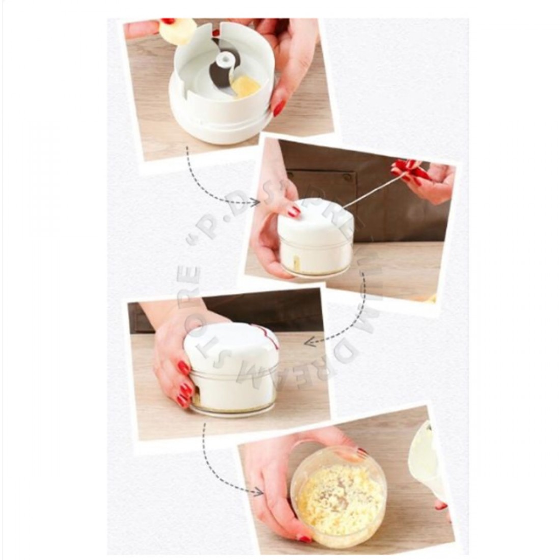 Vegetable Fruits & Meat Multi-Function Mini Food Mincer With Hand Pull Cutter | Grinder | Chopper