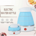 600ML Electric Foldable Kettle Collapsible Silicone Travel Water Boiler Jug