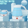 600ML Electric Foldable Kettle Collapsible Silicone Travel Water Boiler Jug