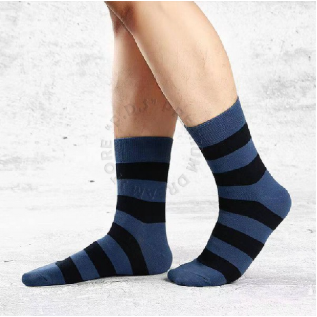 Ready Stock | Unisex Hipster Long Ankle Cotton Strips Socks