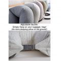 Travel Comfortable Micro Bean Adjustable Neck Pillow With Removable & Washable Pillow Cover