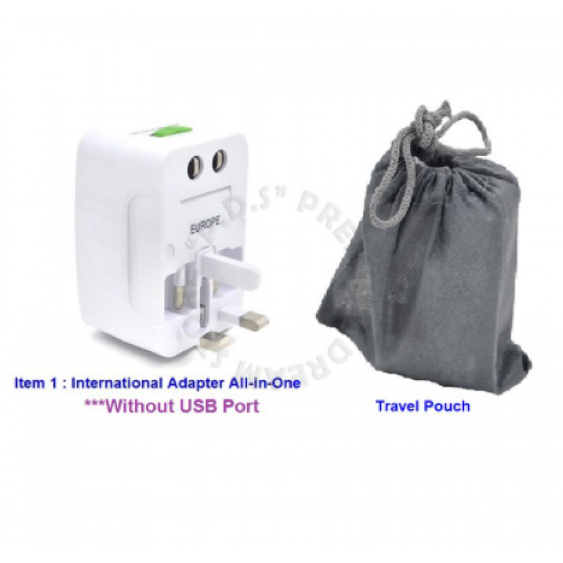 [ Ready Stock] | Universal Adapter All In One Compatible With Over 150 Country | With Surge Protection