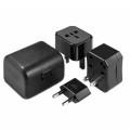 Mini 3 In 1 Universal Adapter Compatible With 150 Countries World Wide | Comes With Storage Box