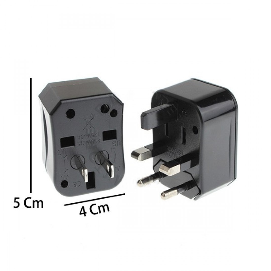 Mini 3 In 1 Universal Adapter Compatible With 150 Countries World Wide | Comes With Storage Box