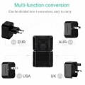 Mini 3 In 1 Universal Adapter Compatible With 150 Countries World Wide | Comes With Storage Box