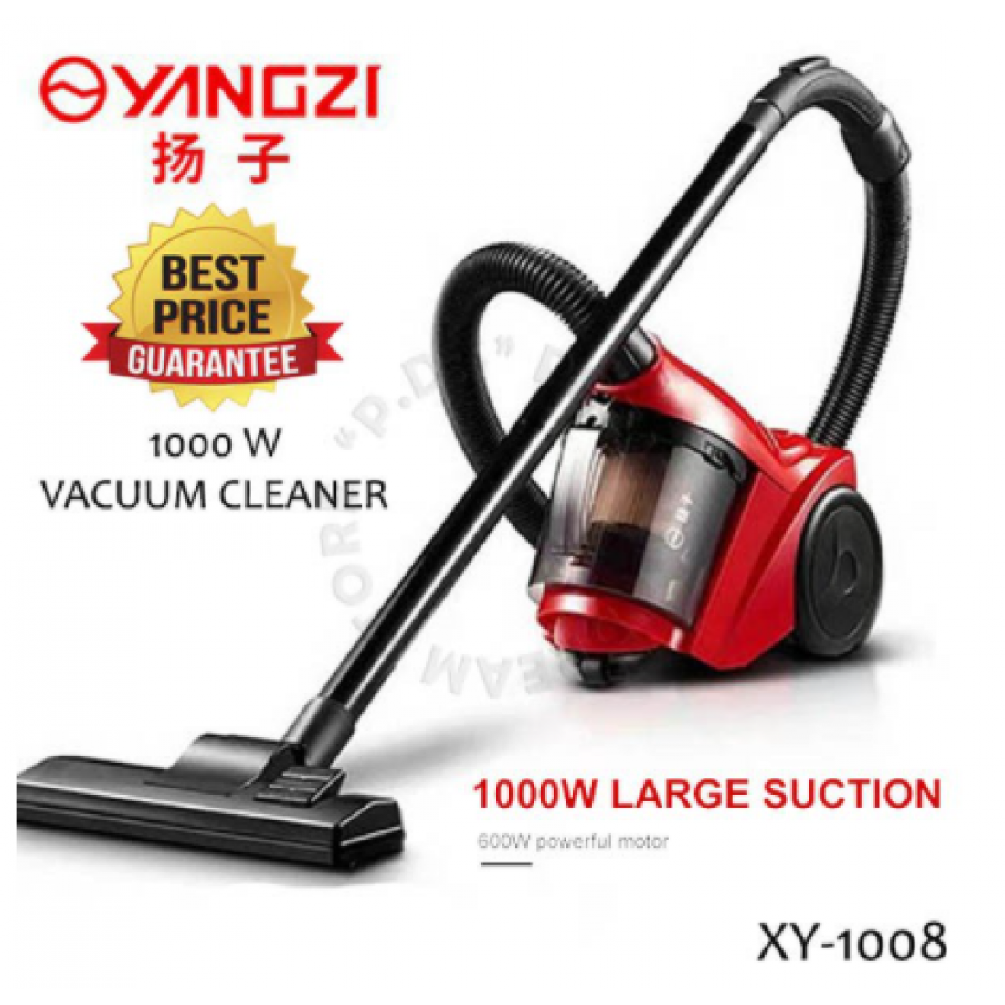 Ready Stock | XY-1008 1000w Powerful Vacuum Cleaner With 2 Liter Dust Collector Bag | Dust Catcher