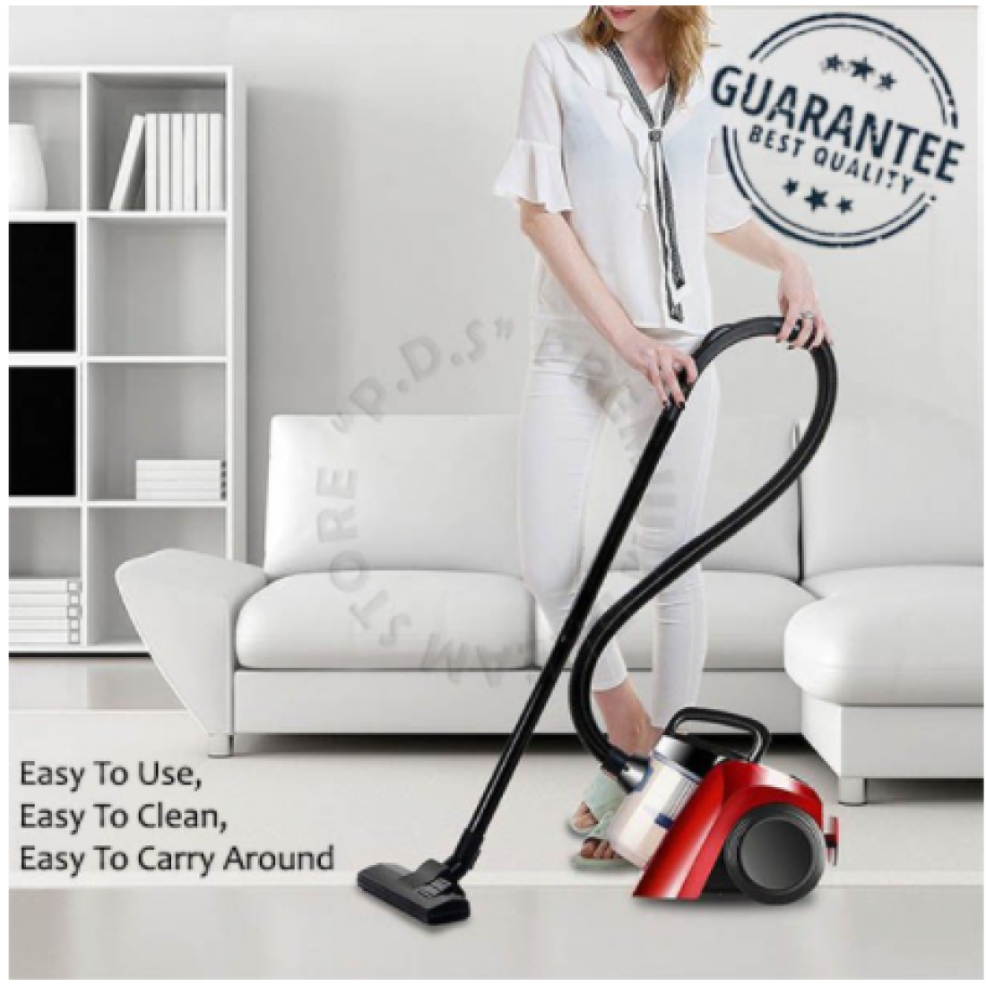 Ready Stock | XY-1008 1000w Powerful Vacuum Cleaner With 2 Liter Dust Collector Bag | Dust Catcher