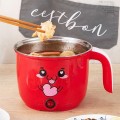 1.8 Liter Mini Electric Heating Pot With Steaming Layer Extending Compartment Fry Steam Braise