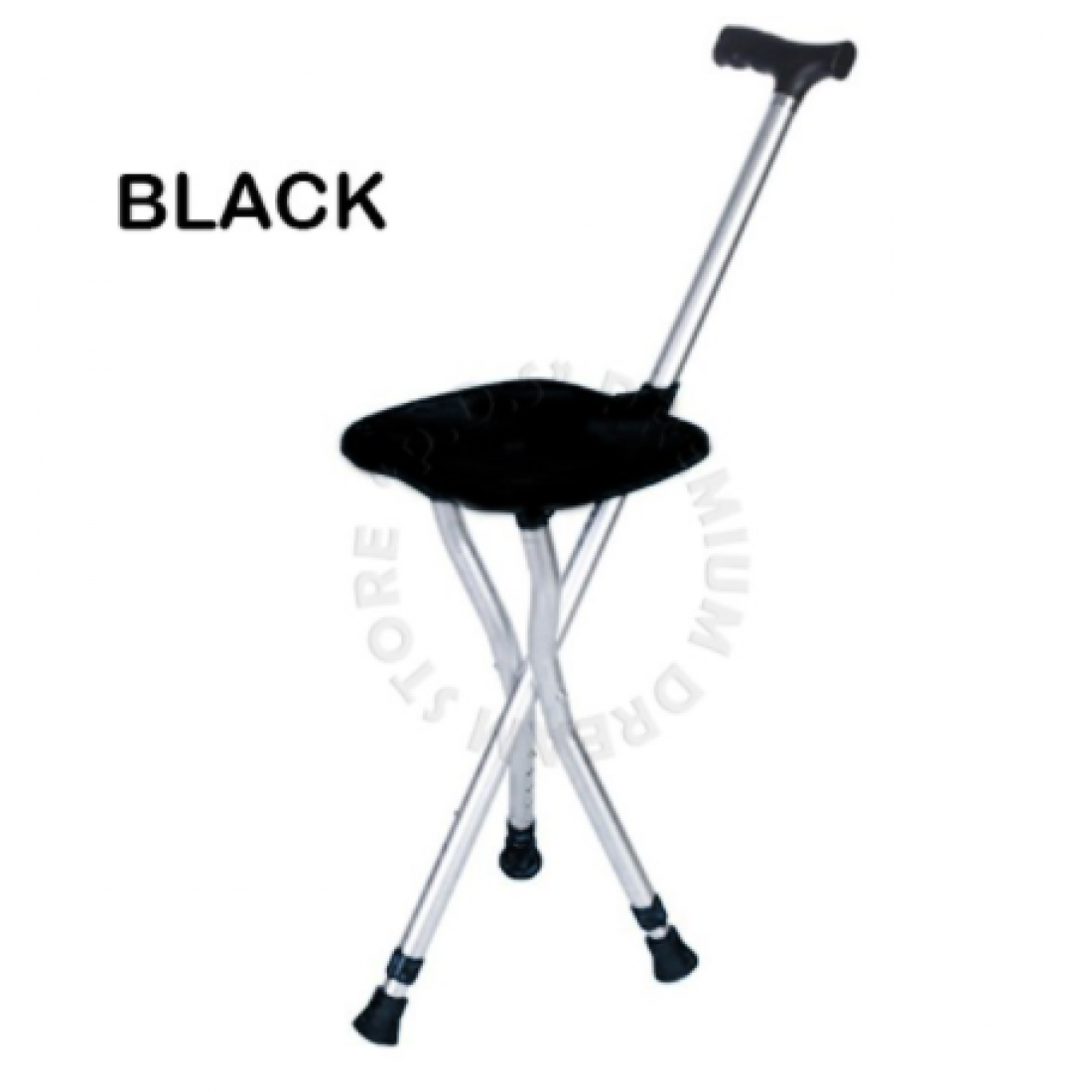 [Ready Stock] | 2 IN 1 Fold-able Cane With Chair For Older Folks To Walk & Rest Anywhere & Anytime | Cane | Chair