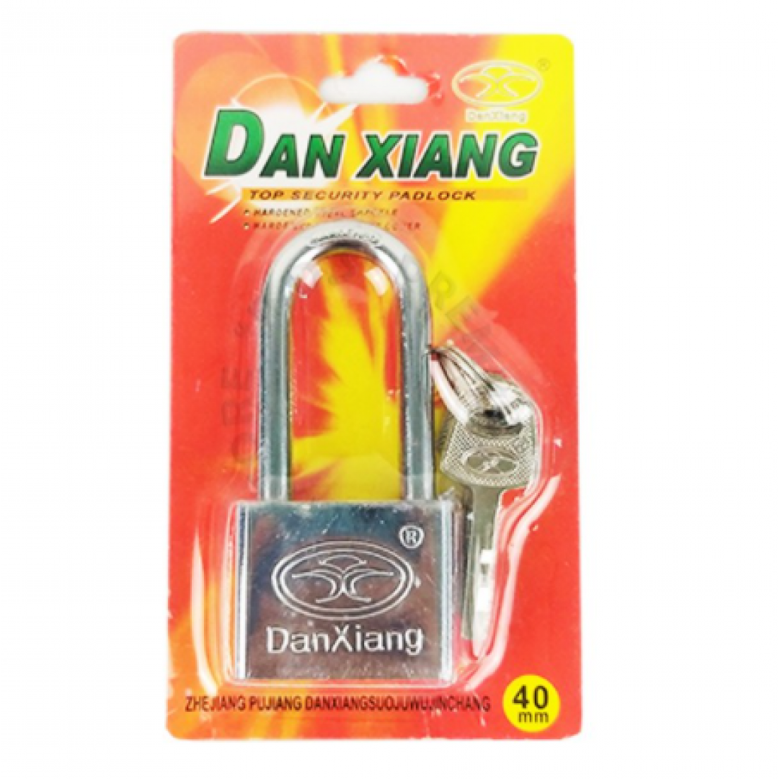 [ Ready Stock] | 40 MM Hardened Steel Shackle Top Security Pad Lock | Cant Be Cut By Saw | Cant Be Prized