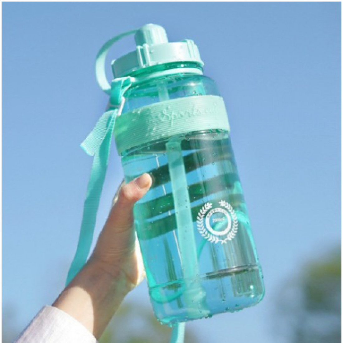 Sport Bottles Drinking Water LeakProof Water Bottle with S 1L/1.5L/2L 