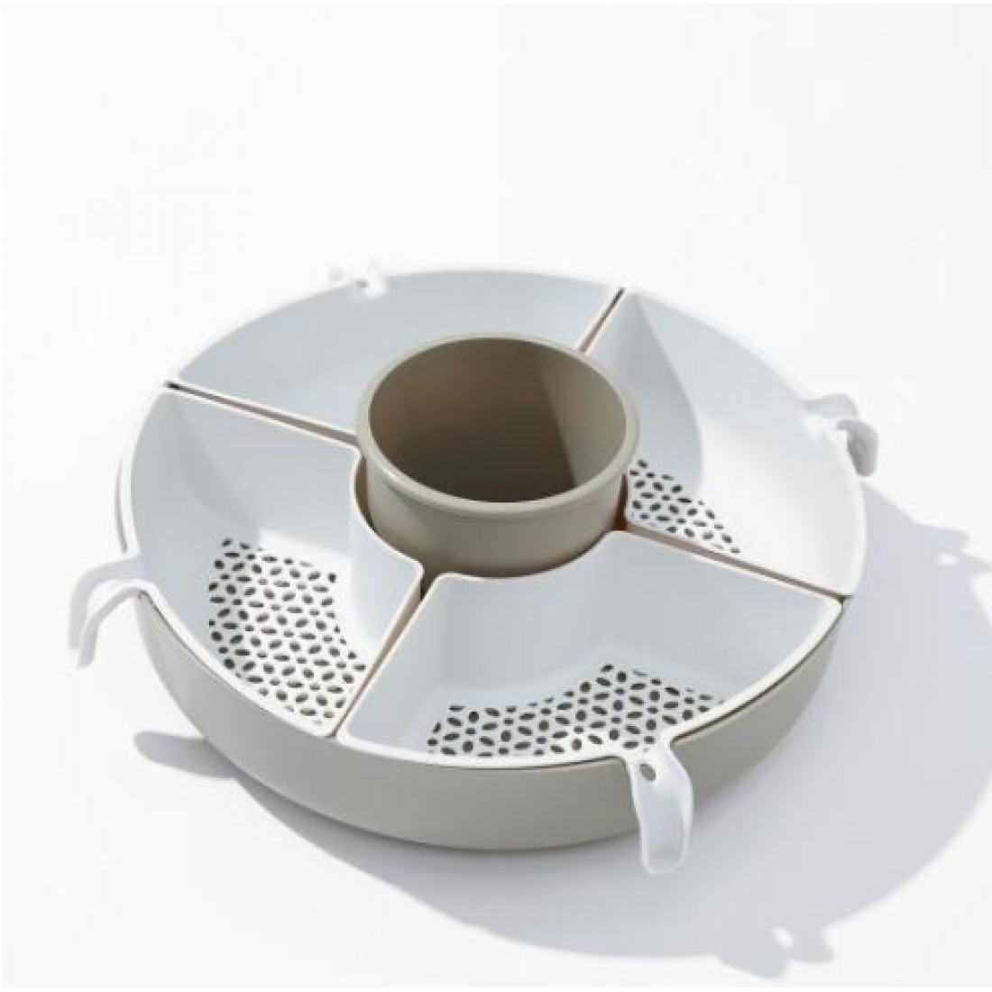 Drain Basket Double Layer Home Kitchen Plastic Large Viral