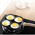 Fried Egg Burger Machine Non Stick Flat Bottom Frying Pan Four Hole Breakfast Machine Fried Egg