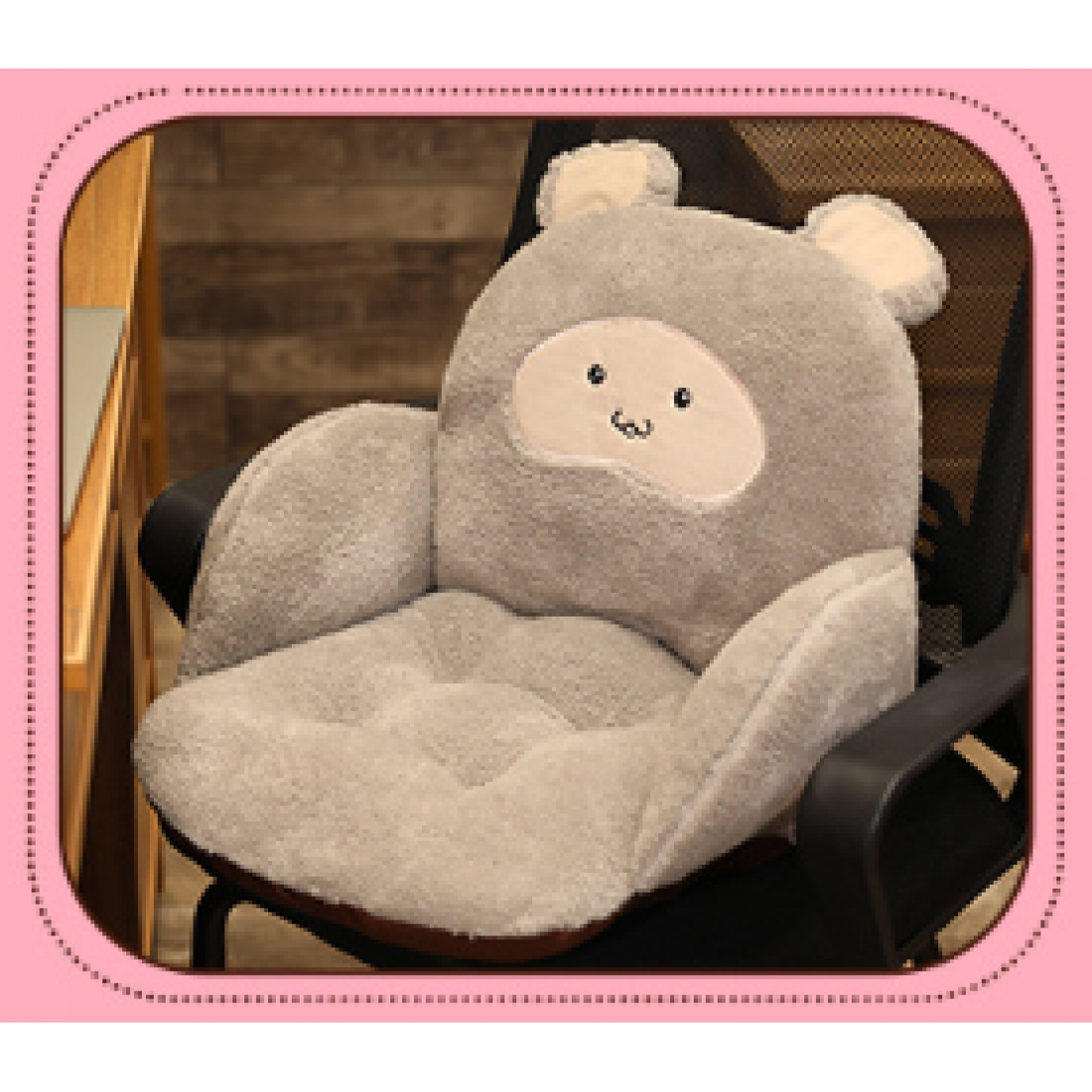 Fluffy Chair Seat Cushion Soft Plush Back Support Office Chair Seat Cushion