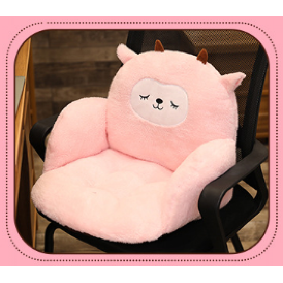 Fluffy Chair Seat Cushion Soft Plush Back Support Office Chair Seat Cushion