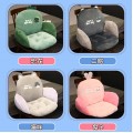 Premium Lumbar Back Support Cushion Office Chair Pillow Plushie Cute Cartoon Sofa Seat Detachable Warm Throw Rug