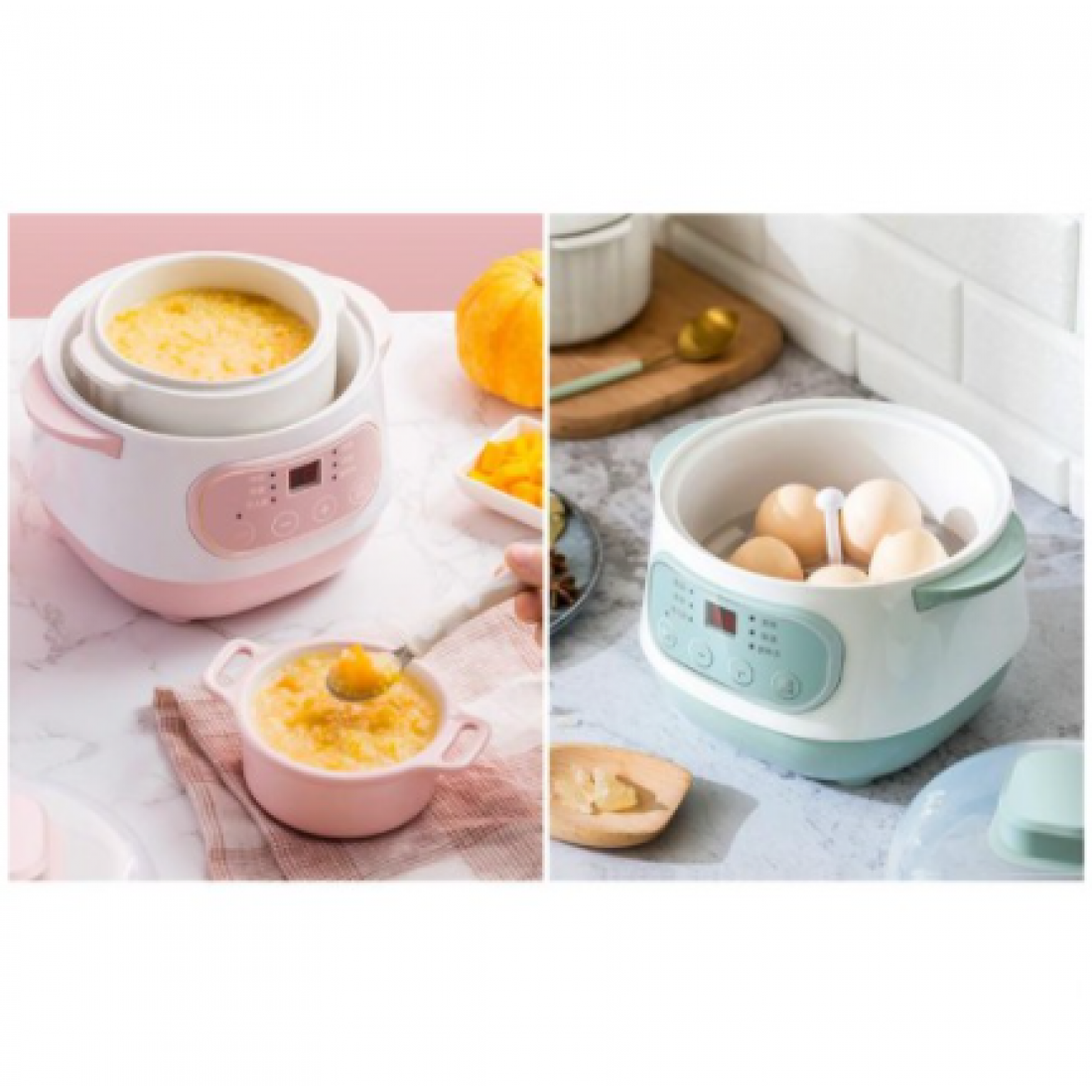 Automatic Multifunction Electronic Ceramic pot cookers Stew soup pot BB porridge