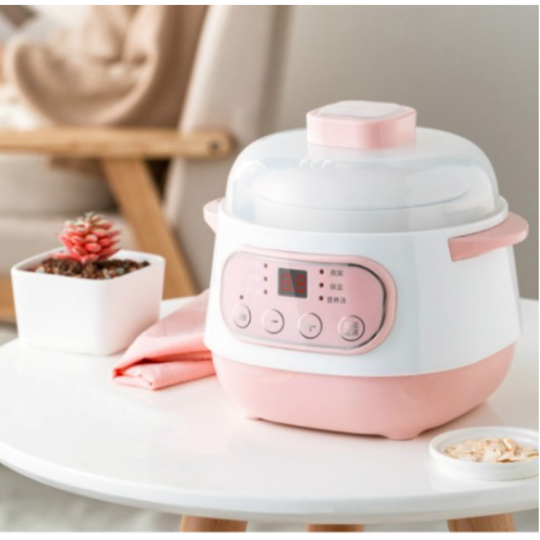 Automatic Multifunction Electronic Ceramic pot cookers Stew soup pot BB porridge