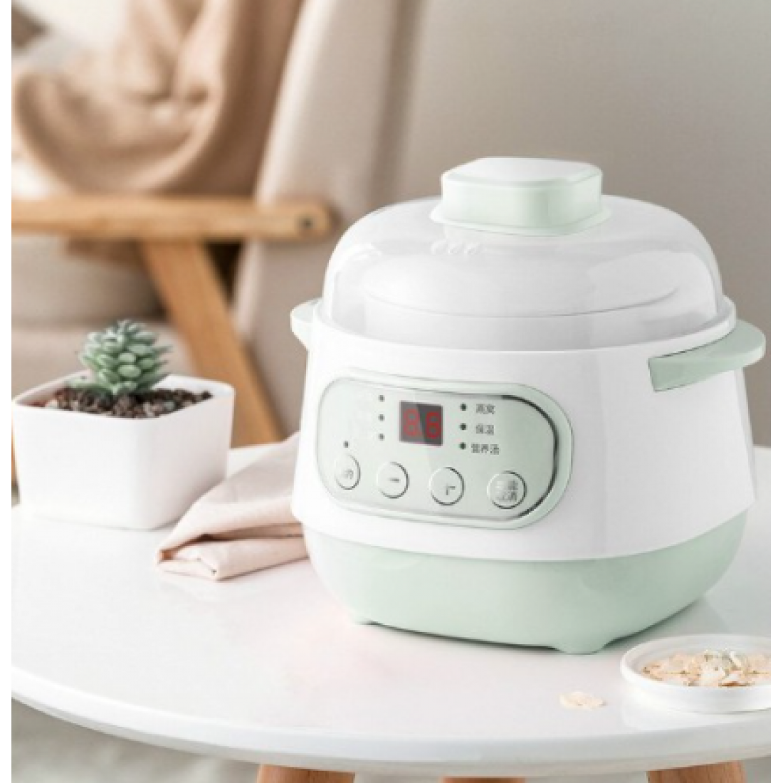 Automatic Multifunction Electronic Ceramic pot cookers Stew soup pot BB porridge