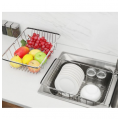 [READY STOCK] Kitchen Sink Basket 304 Stainless Steel Adjustable Rectangular Drain Basket