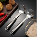 Multi functional spoon. Made from stainless steel and suitable for making meatball