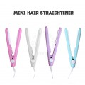 Mini Hair Straightener For Travel Outing Ceramic Tourmaline Plate Flat Iron Heating 2 in 1