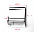 Kitchen Sink Wiping Rack | Hanging Dishwashing Cloth Storage Rack